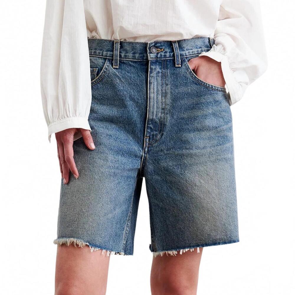 NEW NILI LOTAN russel denim short in summer wash